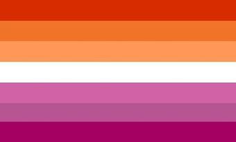 Lesbian pride flag